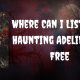 Where Can I Listen to Haunting Adeline for Free