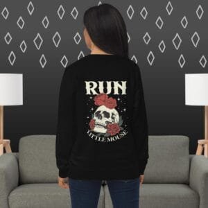 Haunting Adeline Sweatshirt - Run Little Mouse - Cat and Mouse